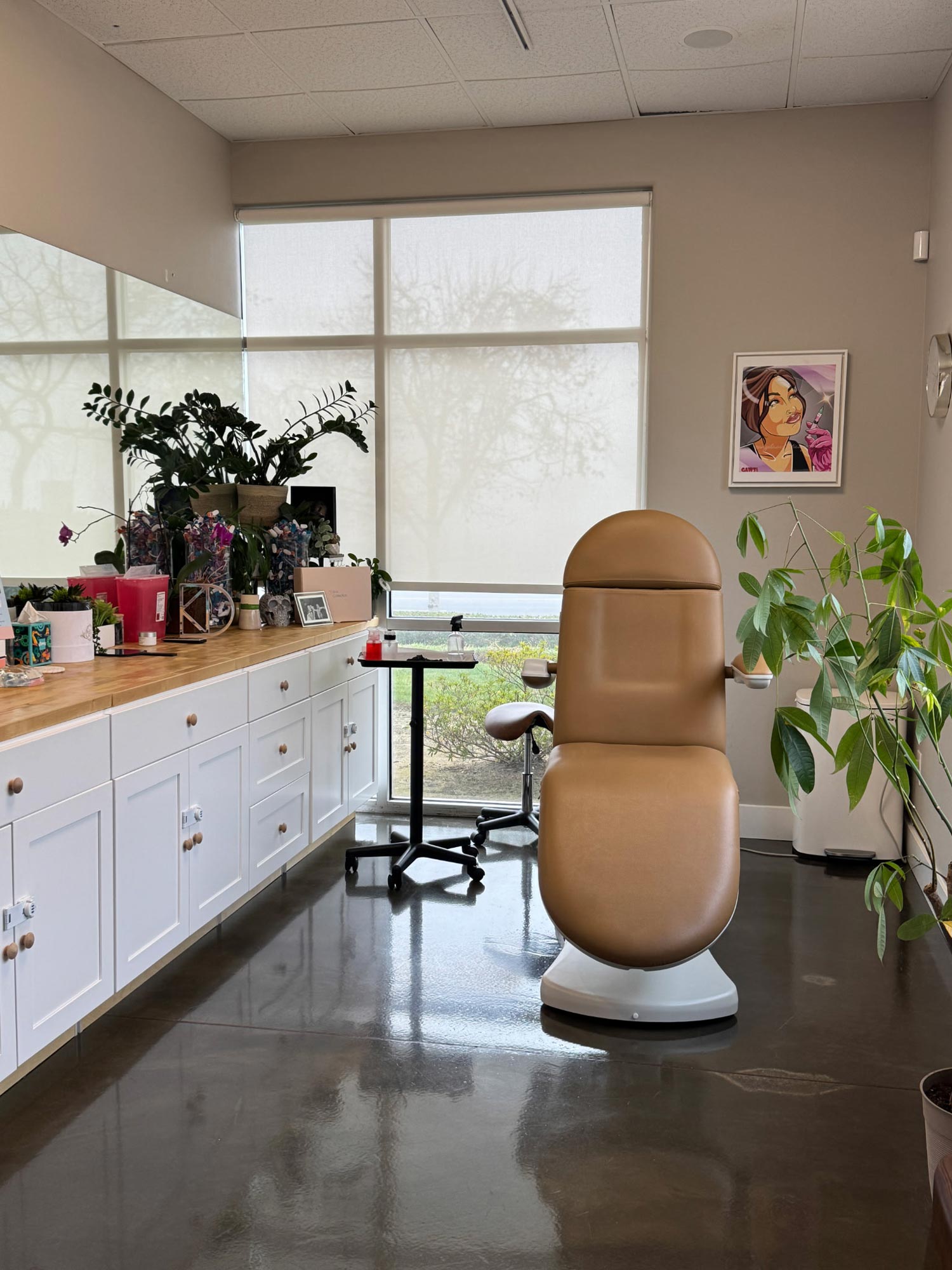 Image of a client chair at Savage Serenity Spa, financing avilable.