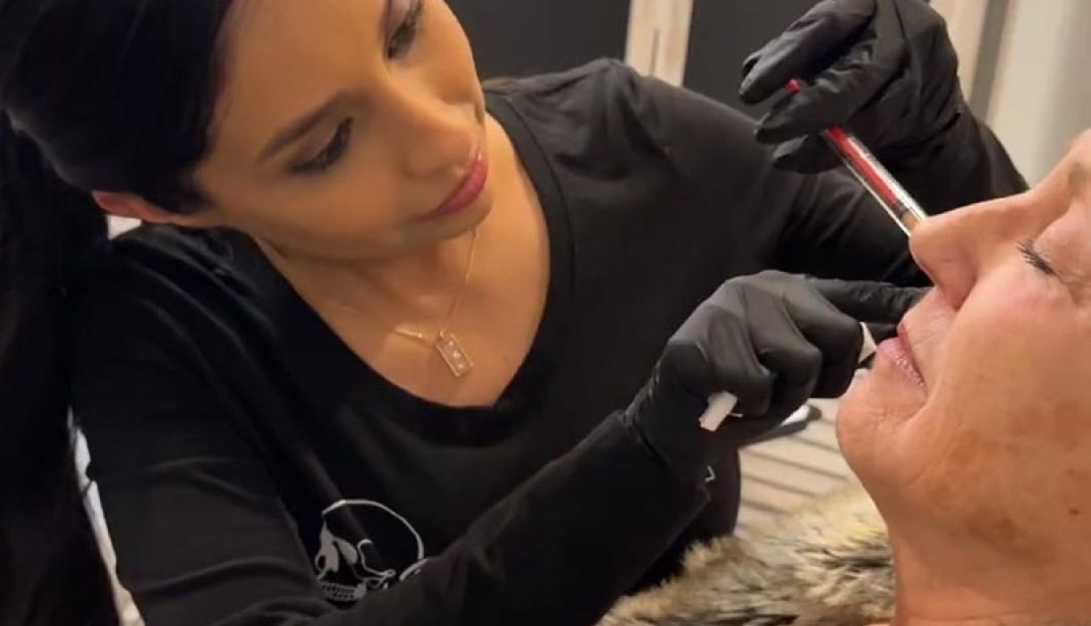 EZ Gel injectable treatment being performed