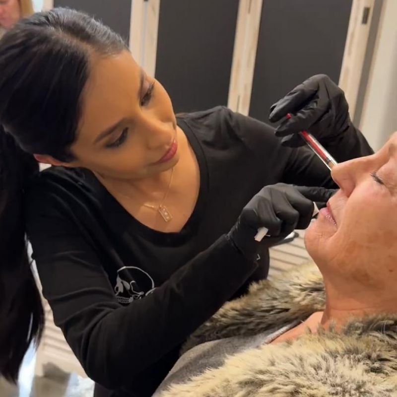 EZ Gel injectable treatment being performed