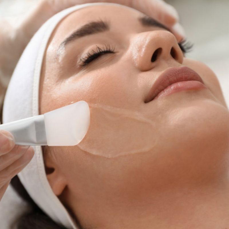 Chemical peel treatment for skin resurfacing